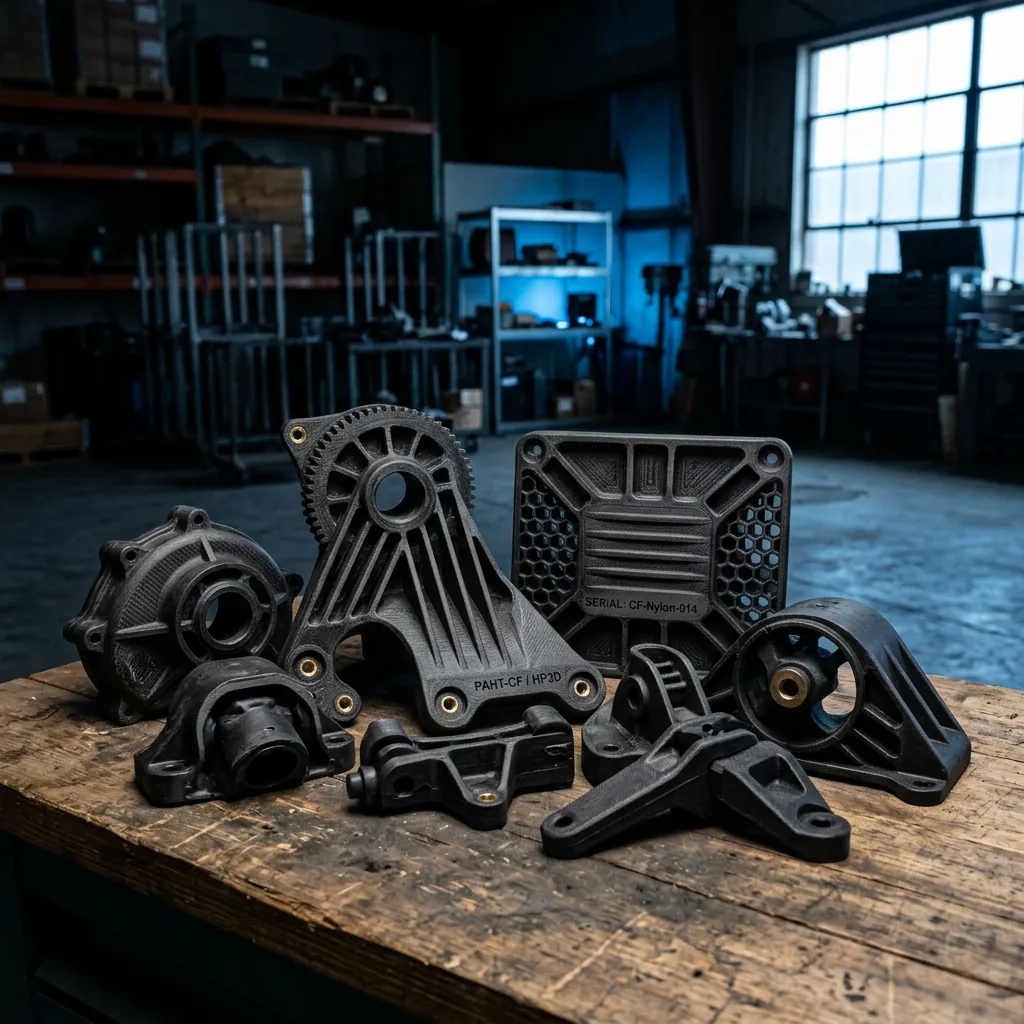 Industrial carbon fiber parts
